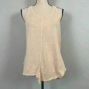 Wilt Racerback Tank Top Womens Size Small Asymmetric Grunge Distressed USA